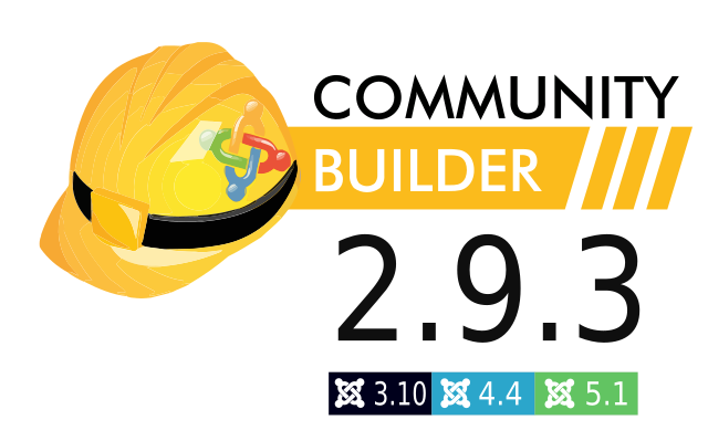 Community Builder 2.9.3 - compatible with Joomla 5.1, 4.4, and 3.10