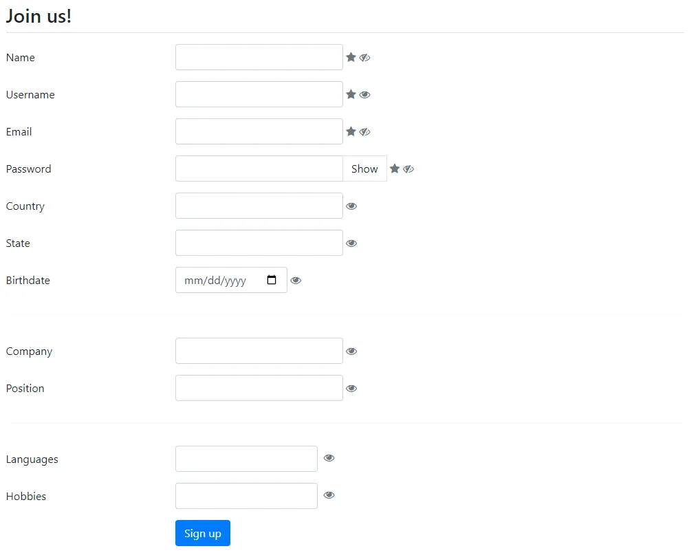 registration flat layout