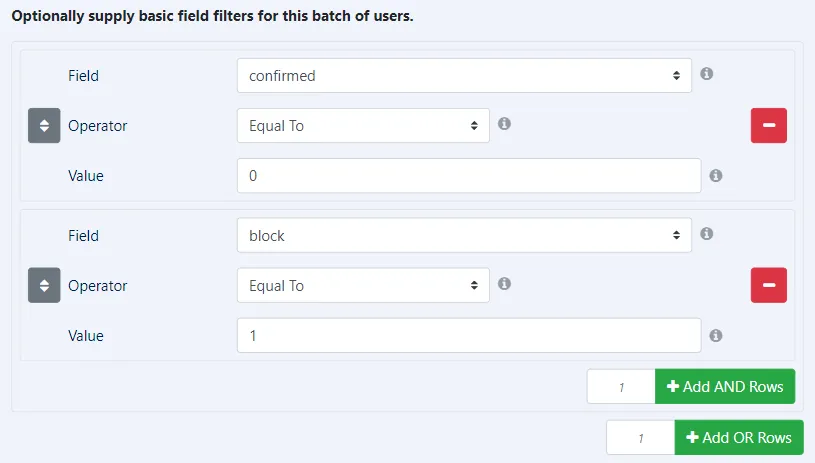 batch basic filters